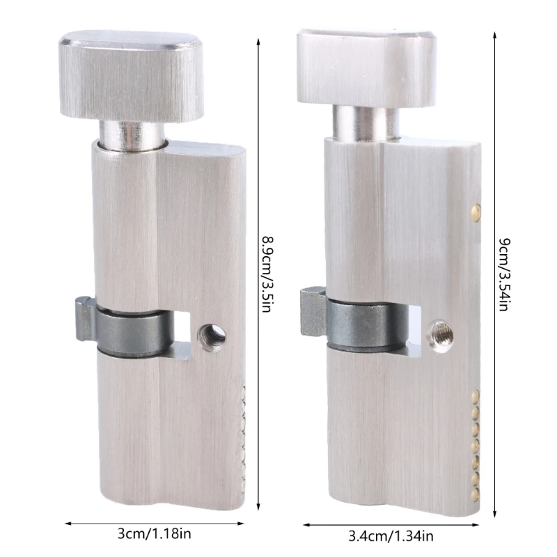 Knobbed Cylinder Lock Alloy Door Lock Enhances Security Door Cylinder Protective House Door Lock for Residential Gates