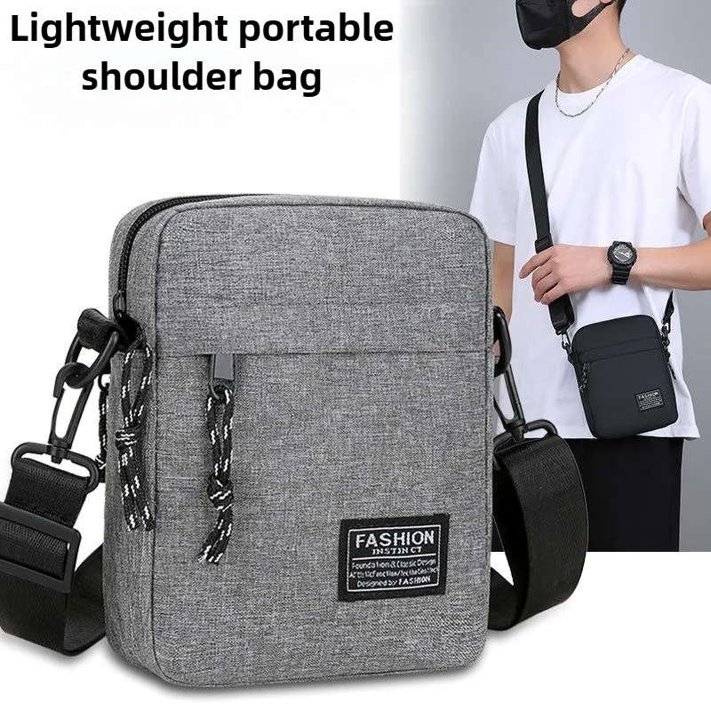 

Повседневная и модная мужская сумка через плечо, водонепроницаемая, износостойкая, прочная, большая вместимость, подходит для ежедневного использования и путешествий.