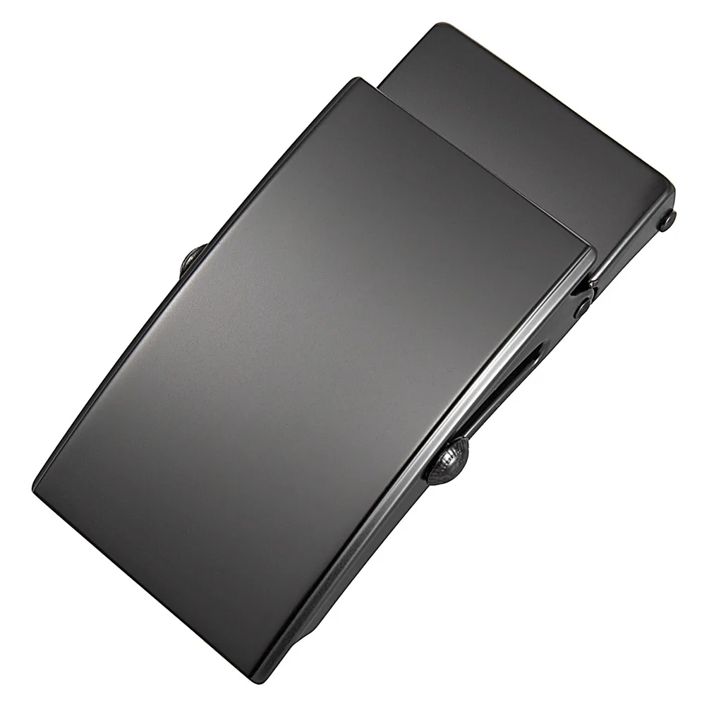 جديد الرجال الأسطوانة سبائك الزنك مشبك كلاسيكي بلون حزام الملحقات بسيطة تنوعا حزام مشبك 3.5 سنتيمتر