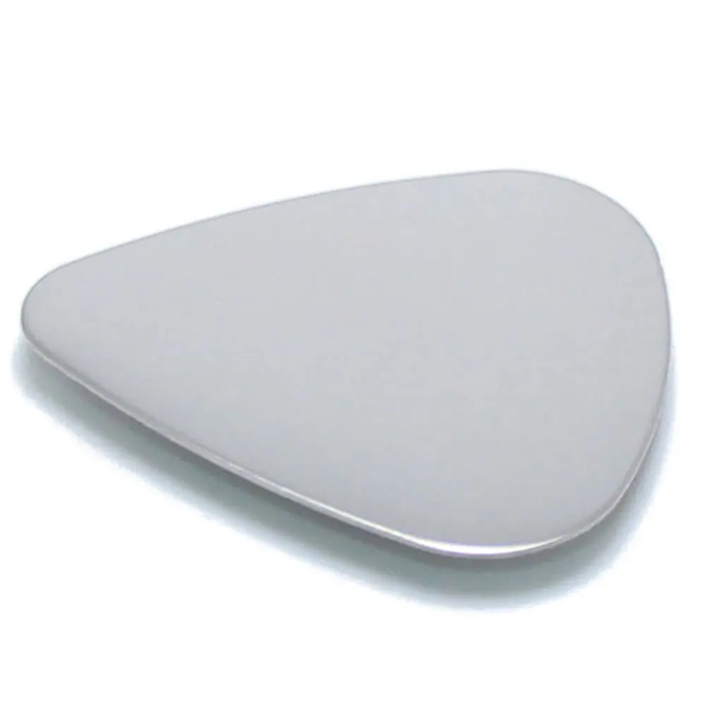 

12Pcs Silver Stainless Steel Guitar Plectrums Flexible Durable Comfortable Touch Suitable for Various Guitars and Ukuleles