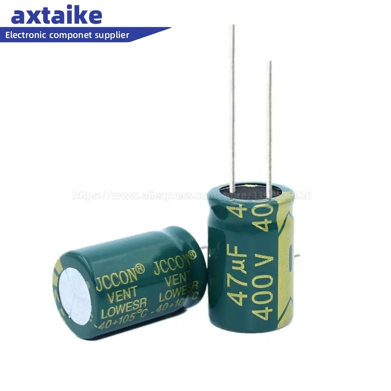 47UF 25V 35V 50V 63V 100V 160V200V 250V 400V 450V 5*11/8*12/10*20/13*20MM High Frequency Low ESR Aluminum Electrolytic Capacitor