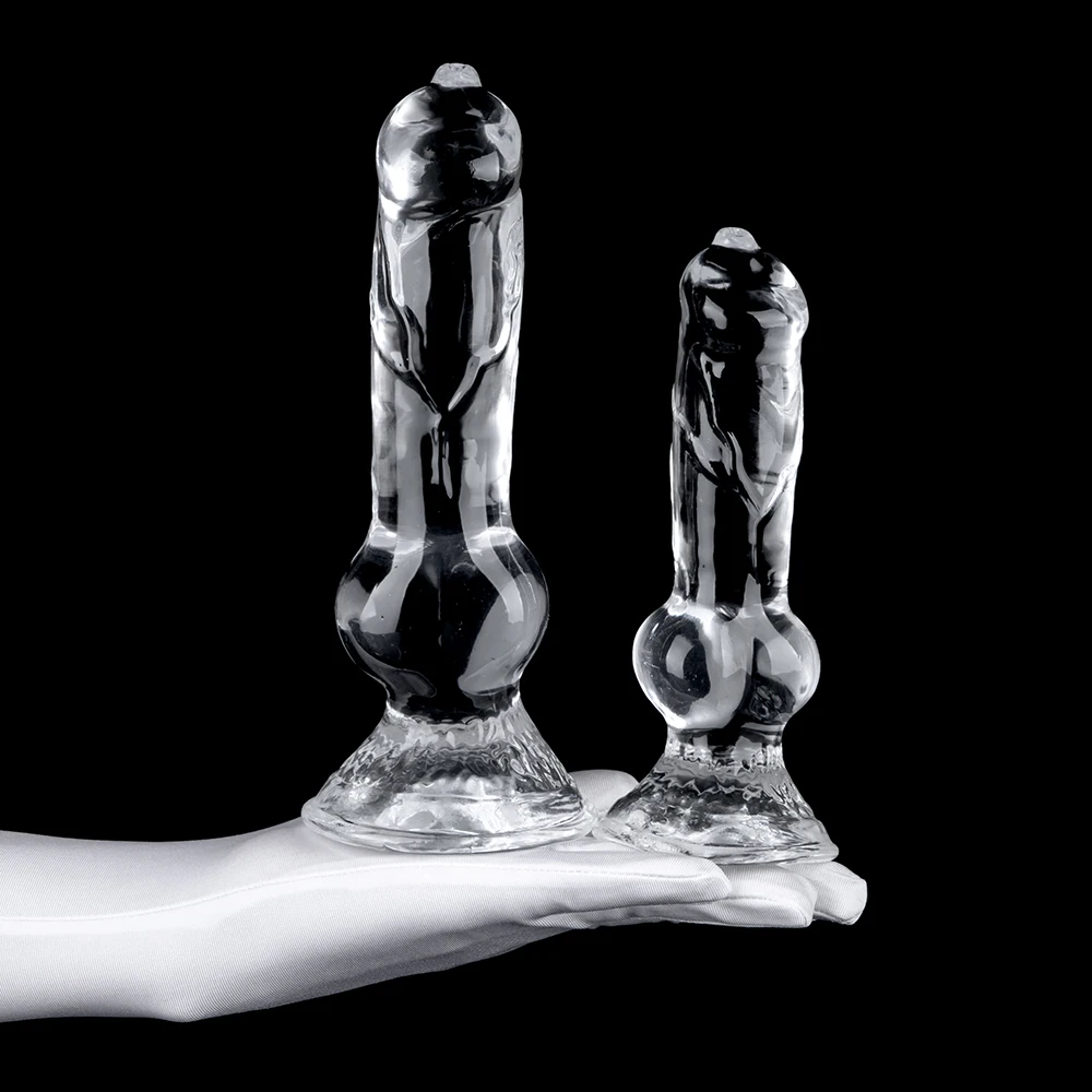 XXL Monster Dick Realistic Animal Dog Dildo TPE Long Penis Big Suction Cup Cock Anal Sex Toys For Man Woman Vagina Masturbator