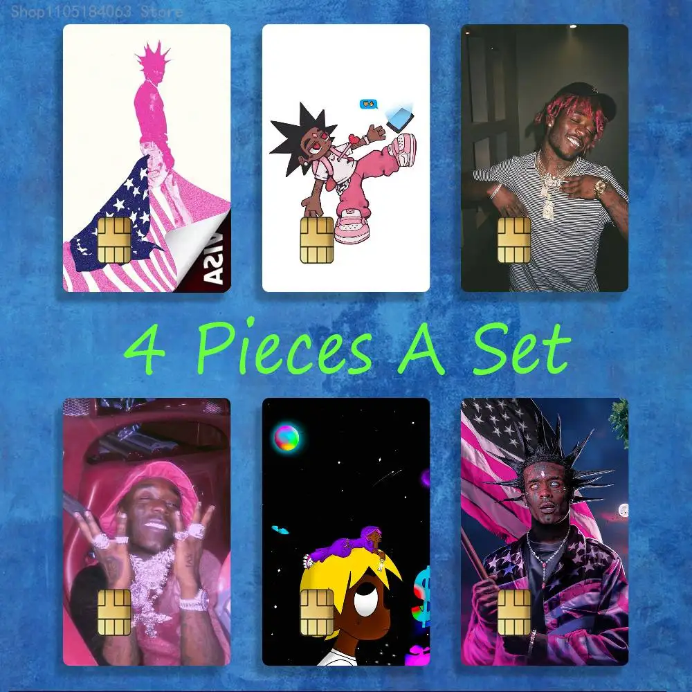 

Lil U-Uzi V-Vert Stickers Credit Visa Debit Bank Charge Card Bus Metro Waterproof Sticker Decal Decoration