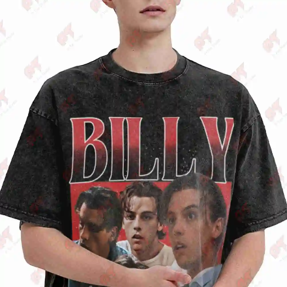 Billy Loomis Scream Horror Vintage Washed Tee Pure Cotton T-Shirt