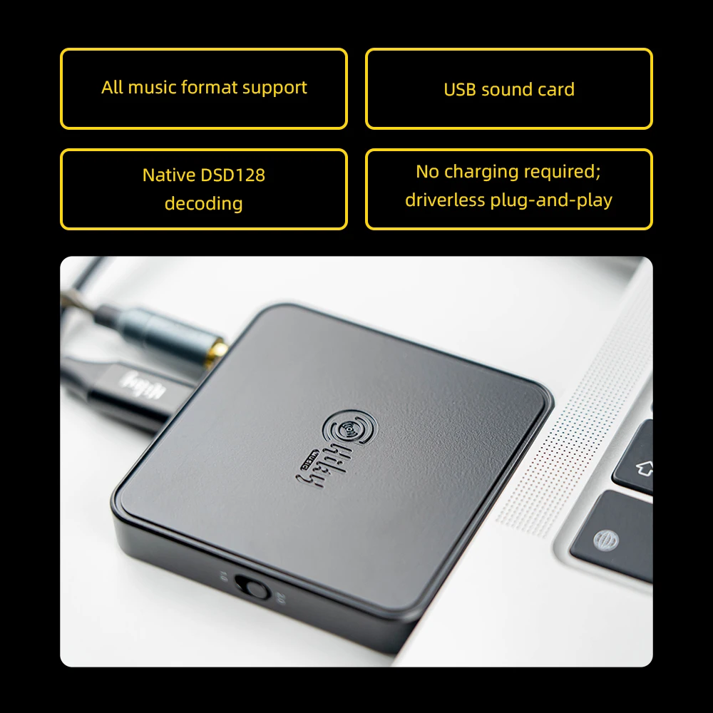 HiBy FD1 Type C USB DAC Headphone Amplifier Decoder HiFi Audio DSD128 MQA For Music Player MP3 Win10 Android iOS Mac Sound Card