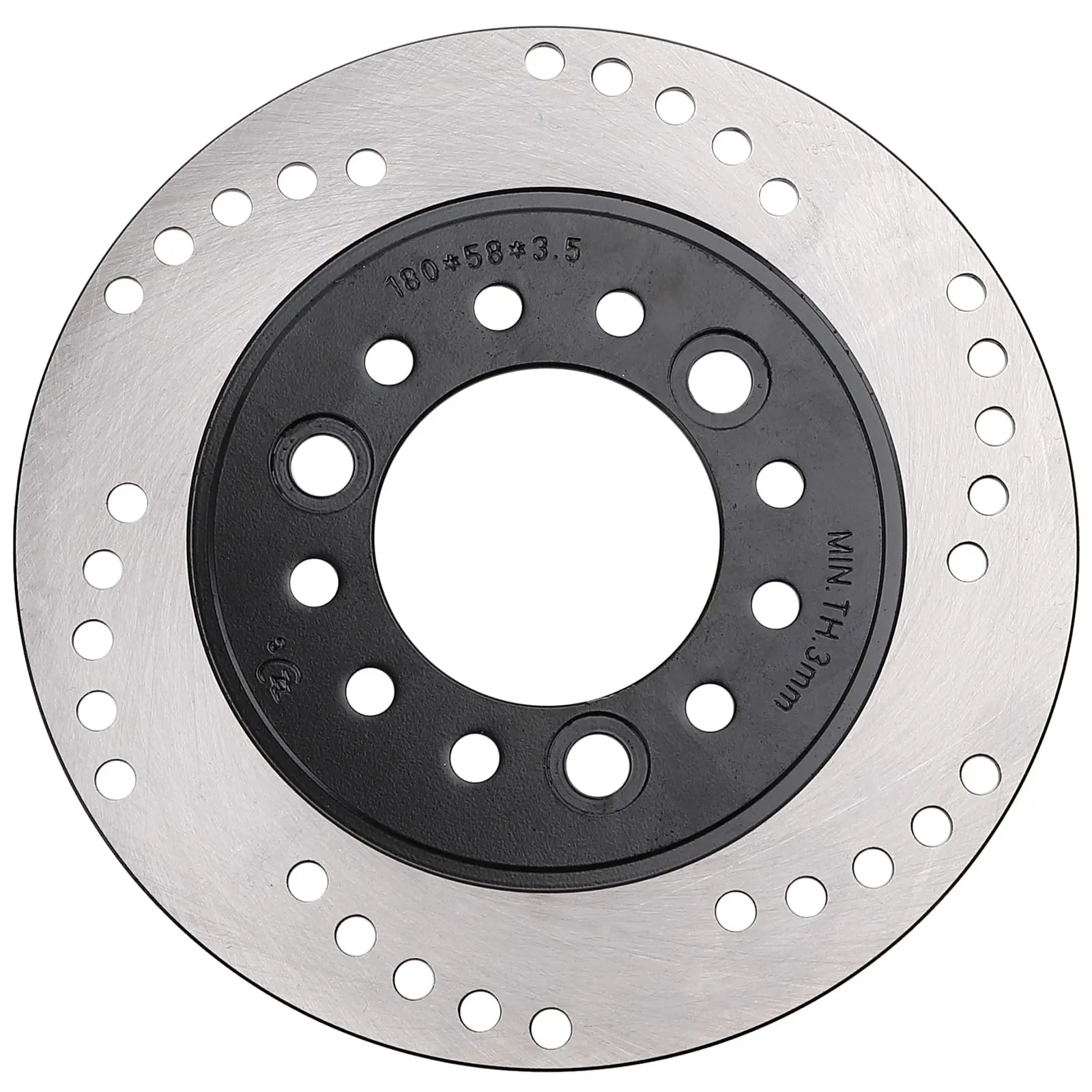 

180mm Rear Brake Disc Rotor with 3 Bolt Pattern in Aluminum Alloy Fit for Chinese GY6 50cc Scooter Mopeds Taotao ATM50