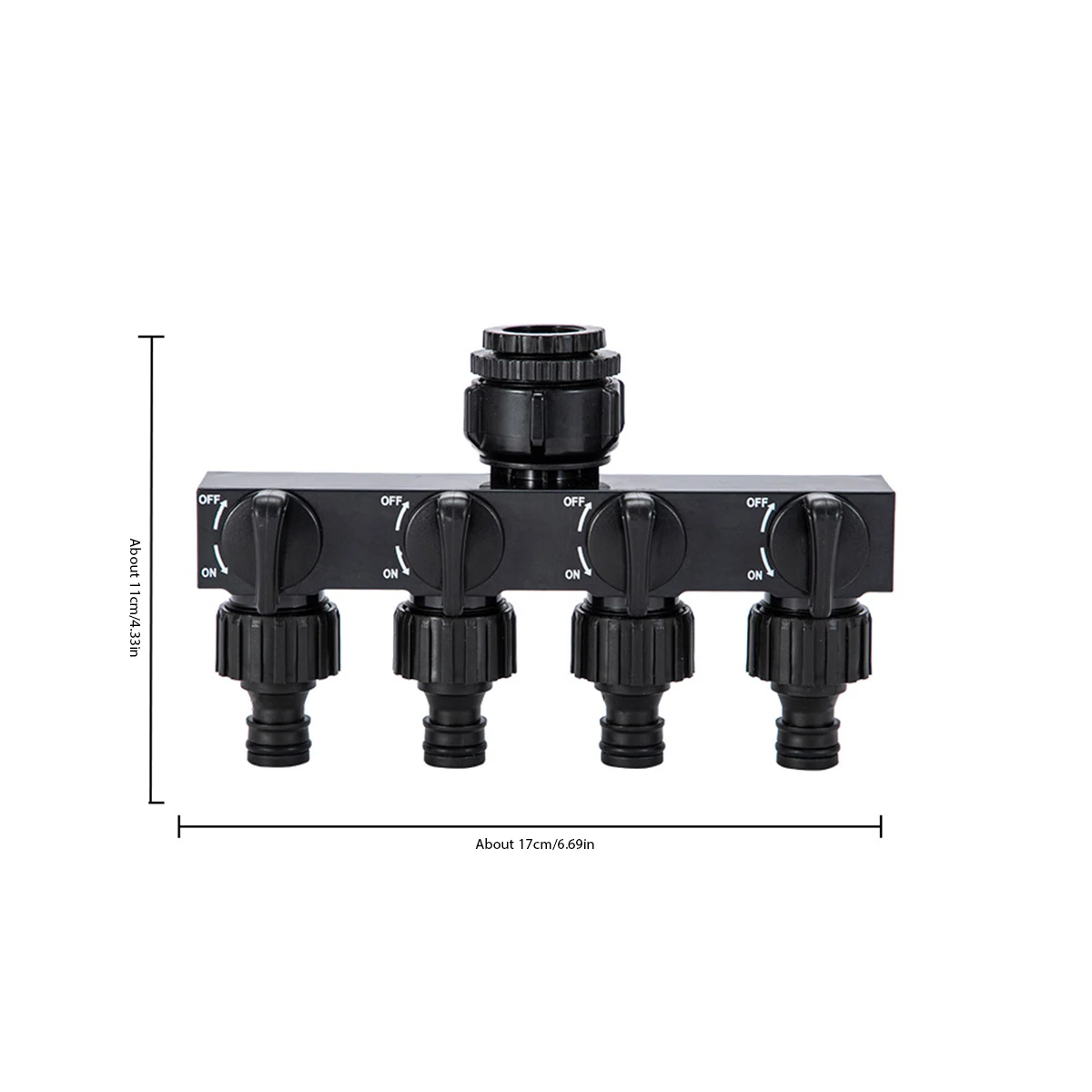 4 طريقة خرطوم الفاصل الحنفية صنبور موصل خط المياه اتصال حديقة أنابيب الري تركيبات البستنة الري سقي المنزل #4