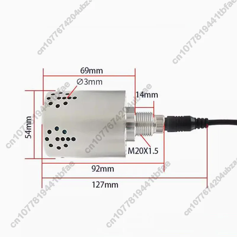 Air mass concentration detector PM1.0 PM2.5 PM10 3-in-1 laser dust particle sensor