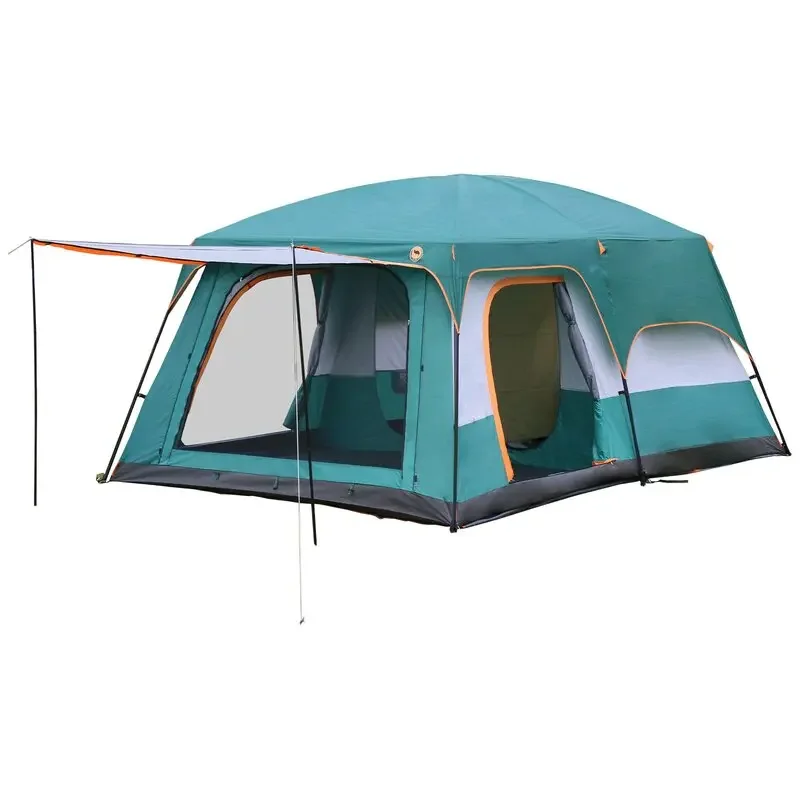 

Полностью автоматическая палатка для кемпинга на 5-8 человек с большим пространством для патио, трехсезонная