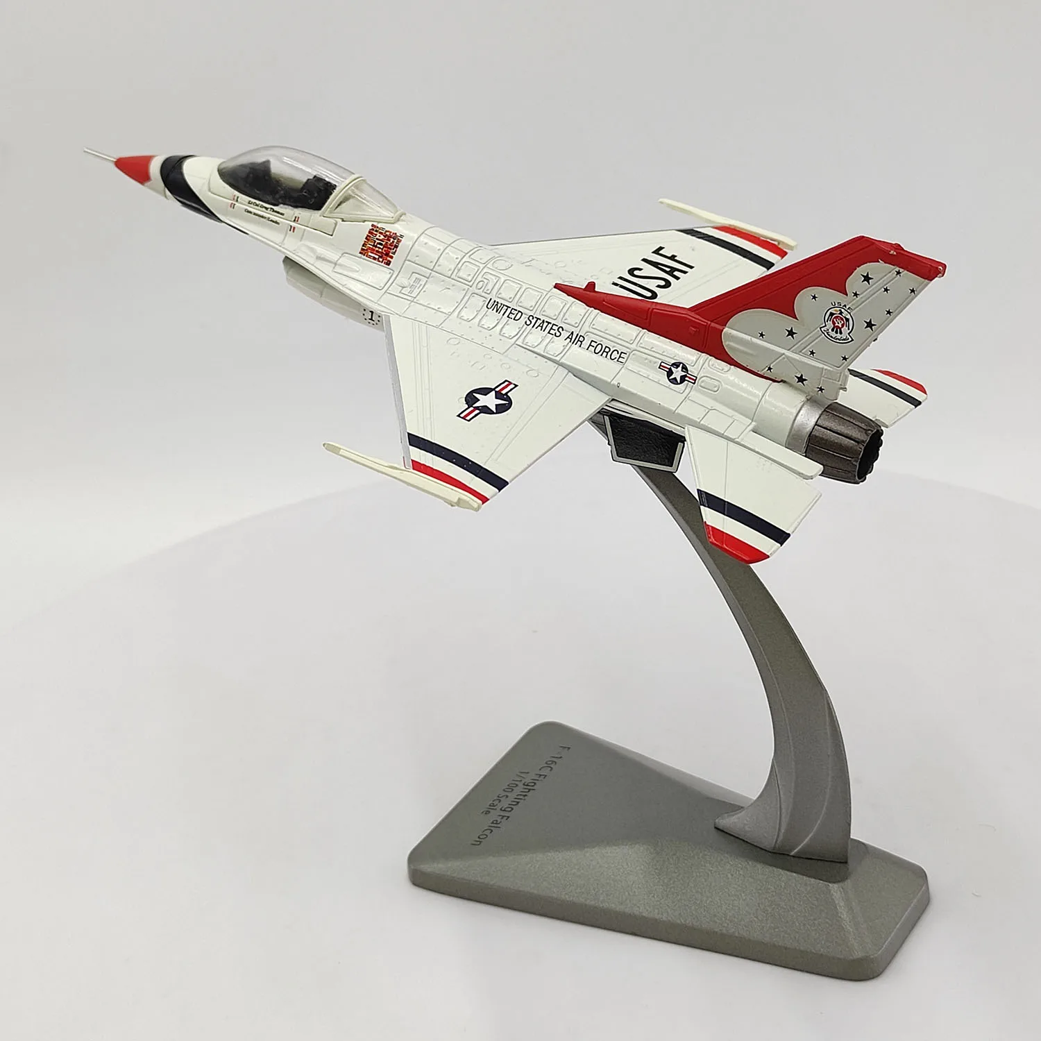 

AIRCRAFT 1:100 Scale USA F-16 Fighter Jets Model Diecast Alloy Classics Toys Souvenir Collectibles Gifts Static Display