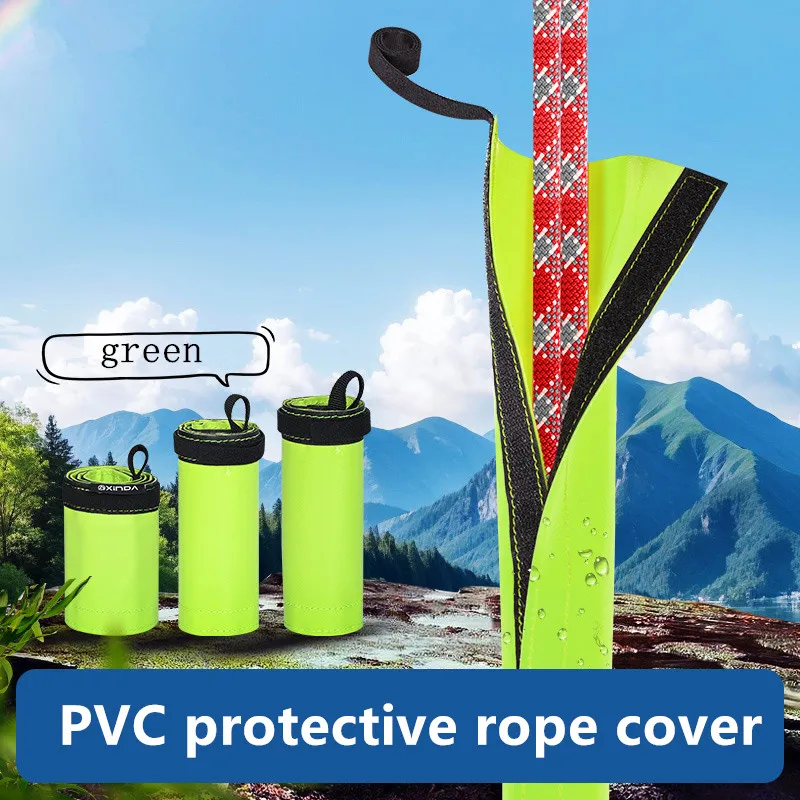 Xinda Rock Climbing Rope Protective Cover Anti-Wear Lightweight Rope Protective Sleeve PVC Extendable Arborist Rope Protector