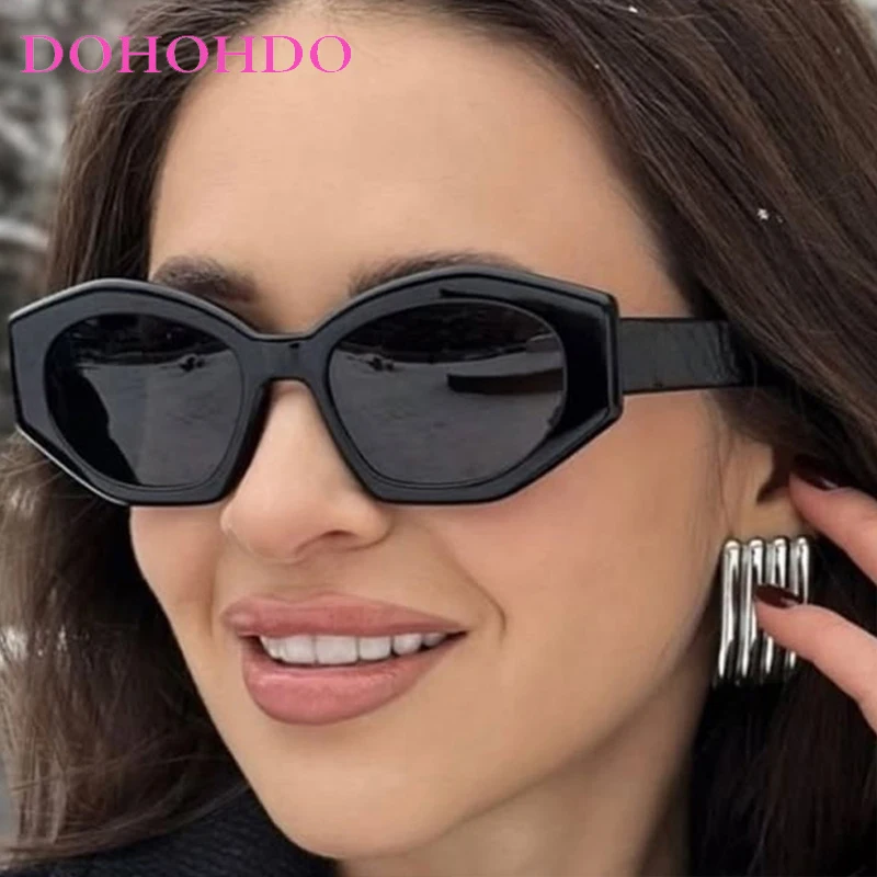 

Retro Brand Cat Eye Outdoor Women's Sunglasses Punk Luxury Design Men Sunglass Drive Travel Classic Eyewear UV400 Lentes Unisex