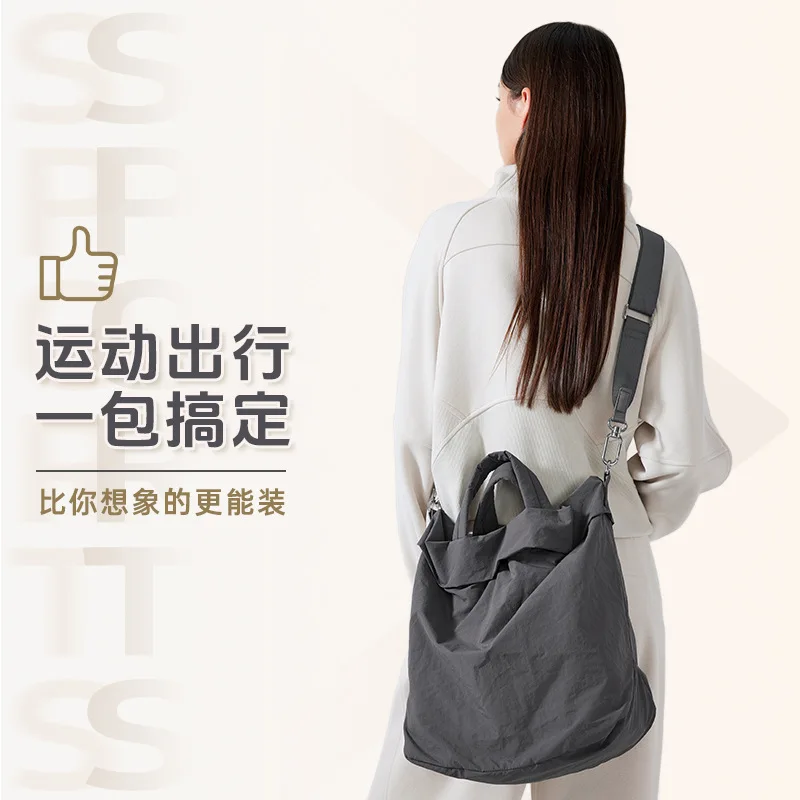 Large Capacity Waterproof Gym Bag Lightweight Shoulder Crossbody Sports Yoga Bags for Women Men Shopping Working Outdoor Travel