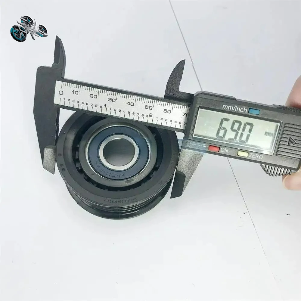 

1 шт. 059903341J Натяжной ролик клинового ремня для A7/Sportback/S7 A8/D2/S8/D4/D3 3.0L 059903341A 059903341E