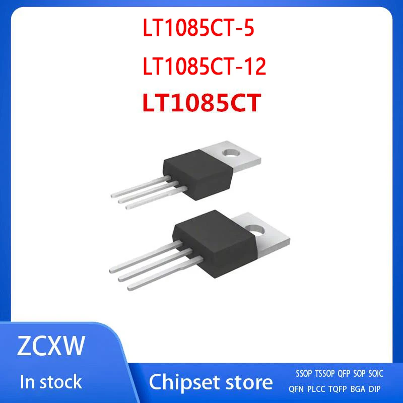 10PCS/LOT  LT1085CT LT1085CT-5 LT1085CT-12 TO-220 3A