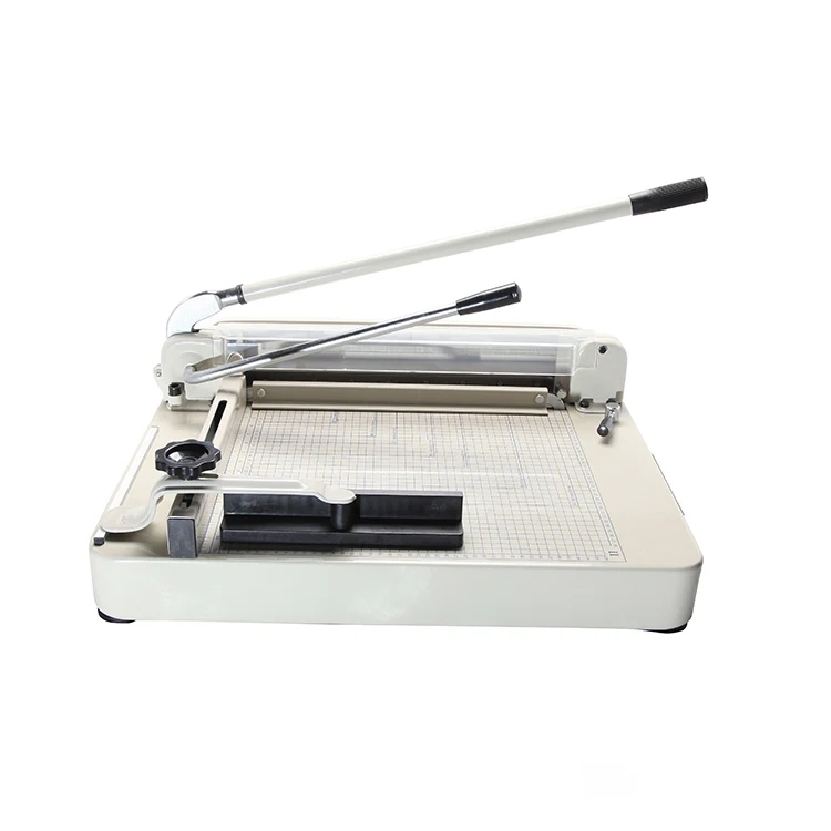 868 A4 Schwerlast-Papierschneider Manuelle Guillotine Papierschneidemaschine für Büro und Zuhause Desktop-Schwerlast-A4-Papiertrimmer
