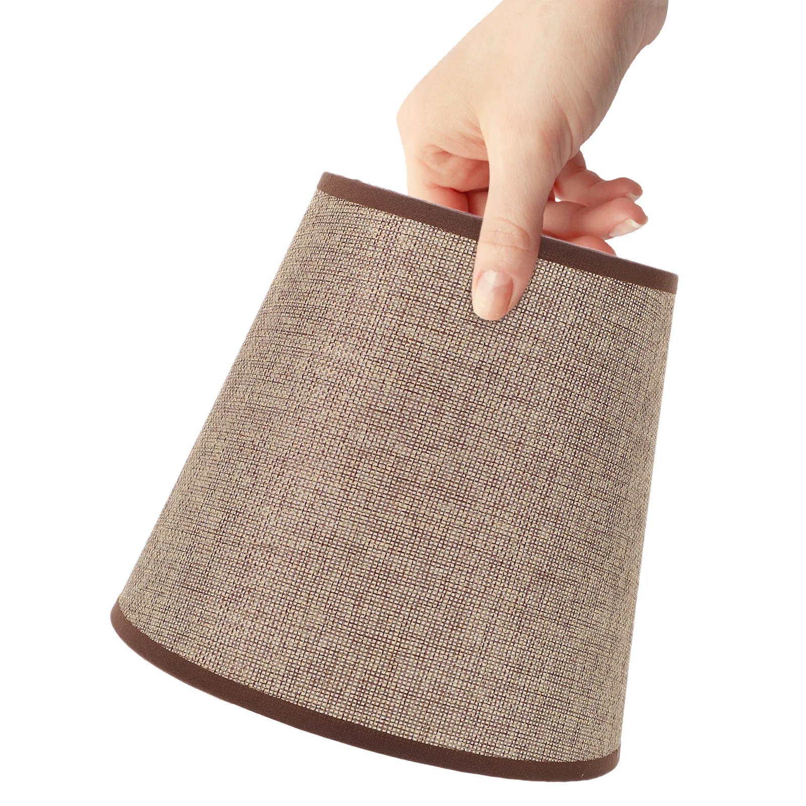 الكتان غطاء مصباح النسيج الجدول عاكس الضوء ل E27 المقبس الحديثة خفيفة الوزن استبدال ديكور المنزل غرفة المعيشة غرفة نوم الفندق #1