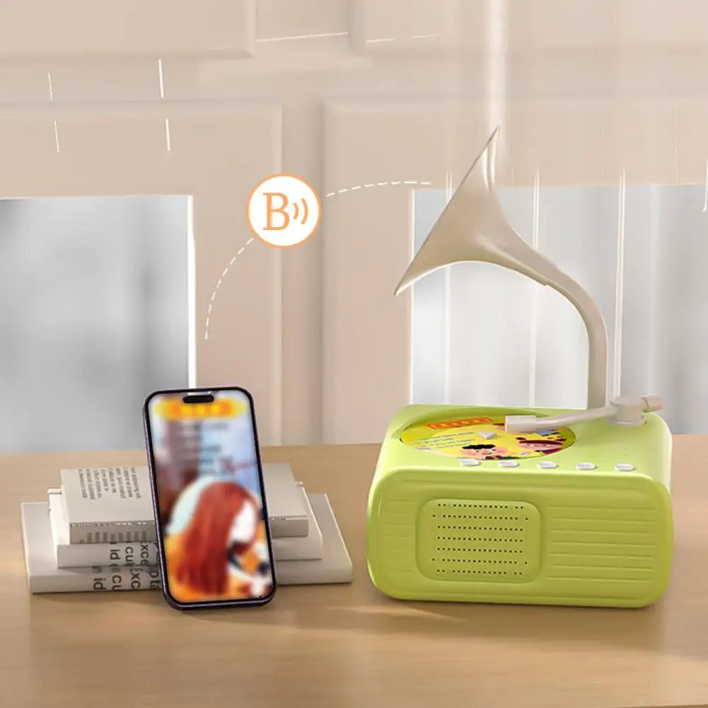 Educatieve Storytelling Machine Kinderen Muziek Storytelling Grammofoon Speelgoed voor kinderen met 96 kaarten Vroeg onderwijs voor peuters