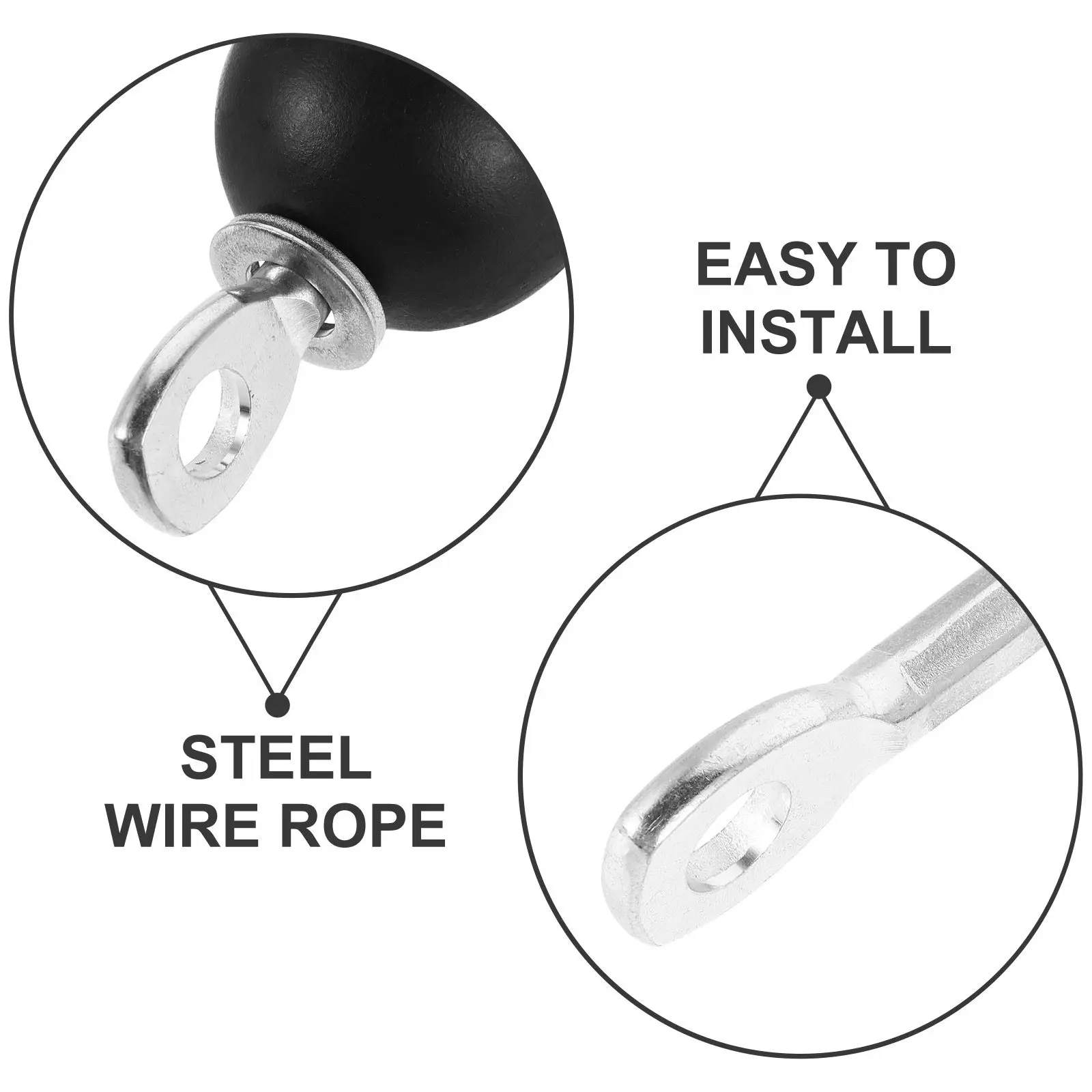 Fitness Equipment Accessories Steel Wire Rope Replacement Cable for Gym Machine Pulley System DIY Adjustable Weight Lift
