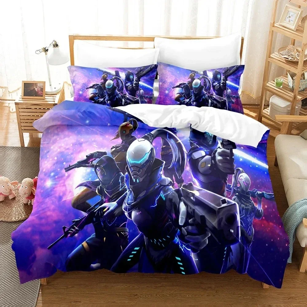 

Free Fire Game Battlegrounds 3D NEW Duvet Cover Pillowcase Bedding Set Adult Boy Bedroom Decoration Children Single Double Large