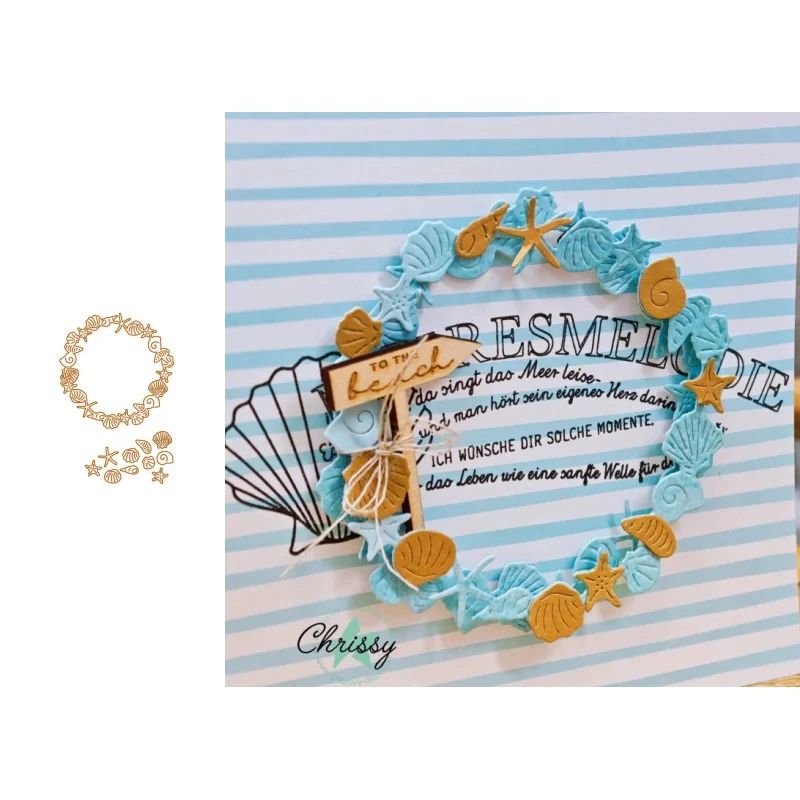 Neues Produkt Vorverkauf Box Eltern-Kind Stanzformen und Stempel DIY Scrapbook Album Dekoration Geprägtes Papierkarten-Set