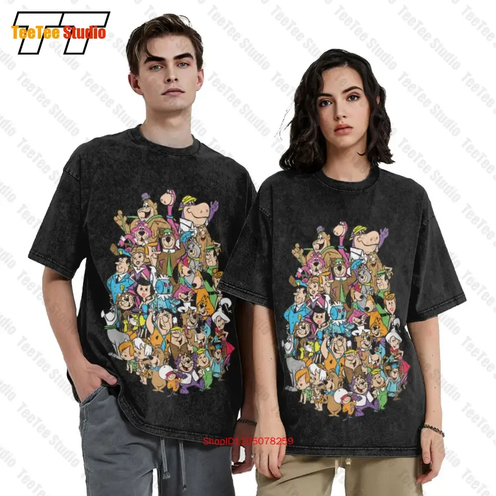 Hanna Barbera Animation Studio Cartoon Vintage Oversized T-Shirt W9O9