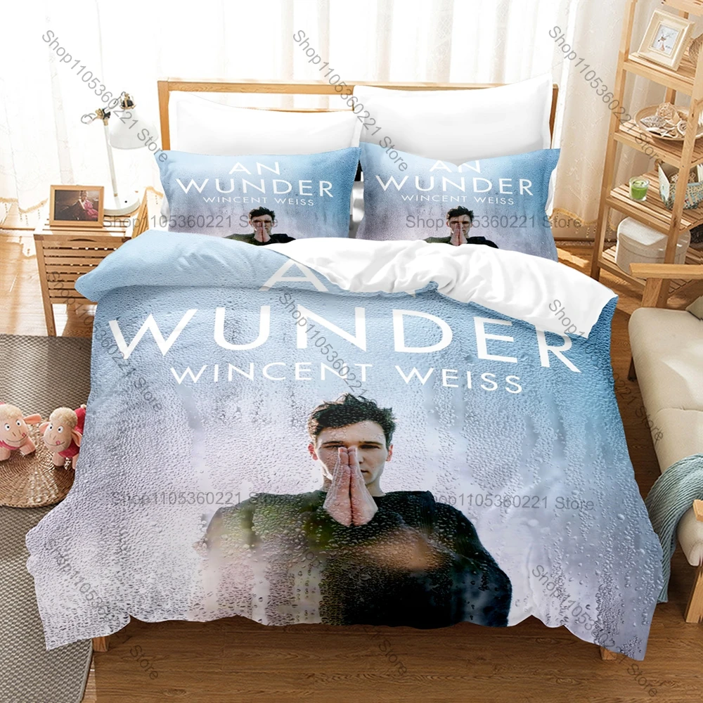 

Famous German Singer Wincent Weiss Bedding Set 3 Pieces Unique Printed Duvet Cover Bed Sheet Pillowcase Modern Home Ornament