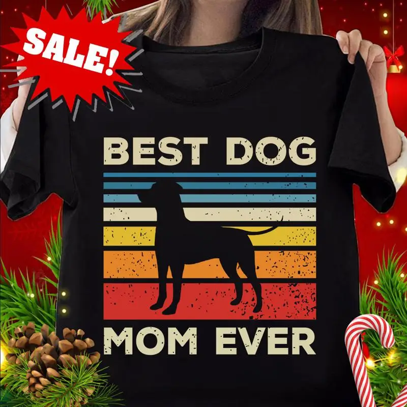 

Винтажная футболка Best Dog Mom Ever For Lovers