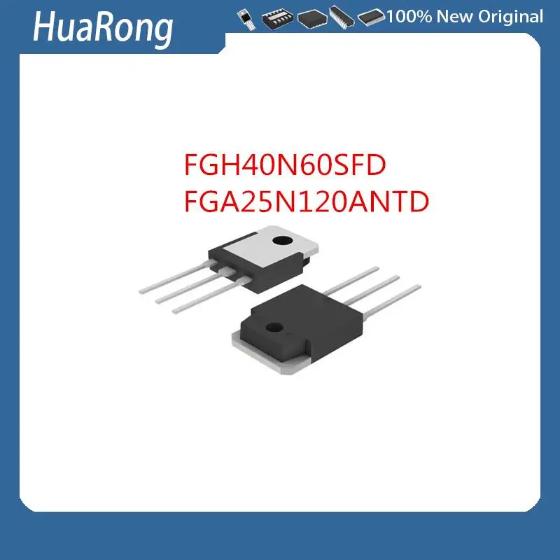 10PCS/LOT        BT40T60     BT40N60       FGH40N60SFD      40A 600V      FGA25N120      FGA25N120ANTD    25A 1200V      TO-3P