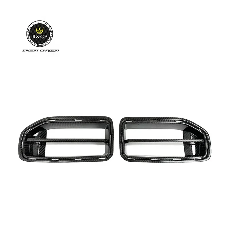 

Carbon Fiber Front Bumper Grille Bumper Cover Nose Trim For BMW G87 M2 2023 Bumper Grille