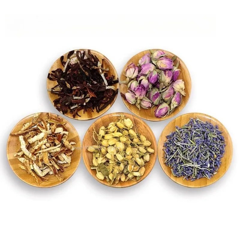 10/50 جرام مسحوق زهرة النباتات الطبيعية البخور المنزل داخلي/مكتب/موقد كهربائي الروائح/مواد صنع البخور مختومة يدويًا