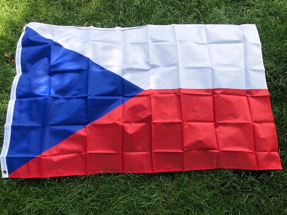 SKY FLAG free shipping czech Flag 90x150cm polyester Hanging czech republic Flag 3x5fts Polyester standard Flag Banner