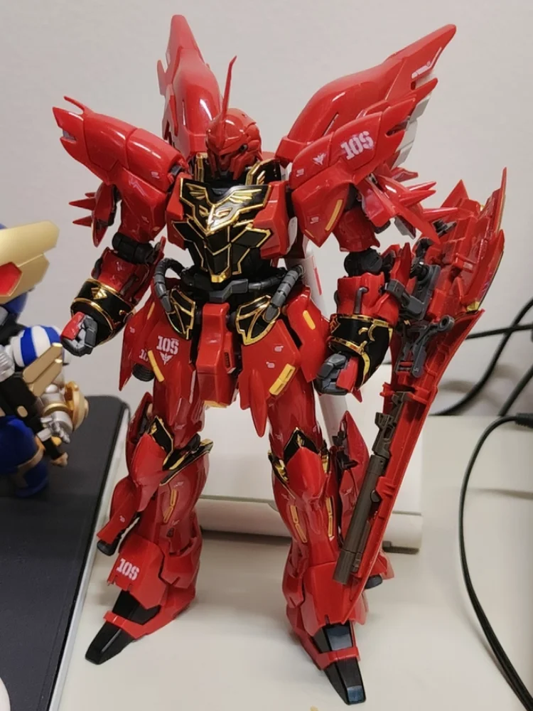 En Stock 107 Kits de modèles RG Sinanju cadre mobile renforcé pièces modifiées costume Mobile détails du modèle assemblage de pièces de rechange