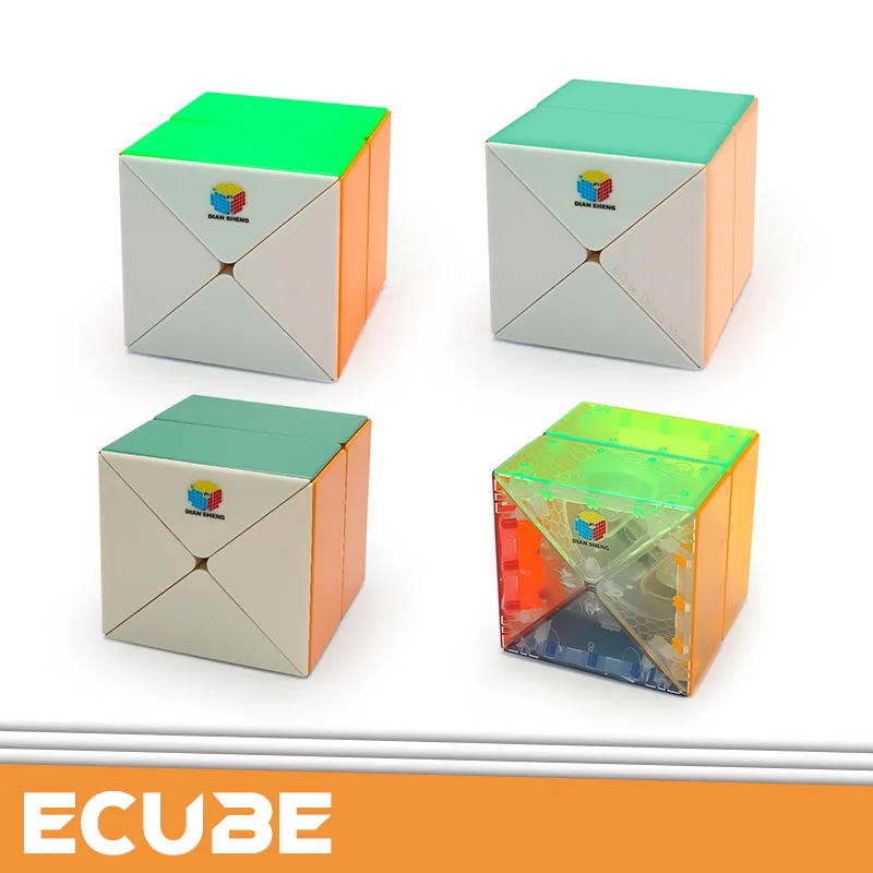 [ECube] DianSheng Galaxy Cluster X2 Cube Regular Magic Puzzle Educational Toy Macaron Morandi Transparent Color