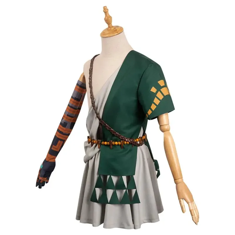 

Link Cosplay Fantasy Worn Outerwear Anime Zerda Game Kingdom Tears Disguise Costume Adult Men Male Roleplay Fantasia Outfits
