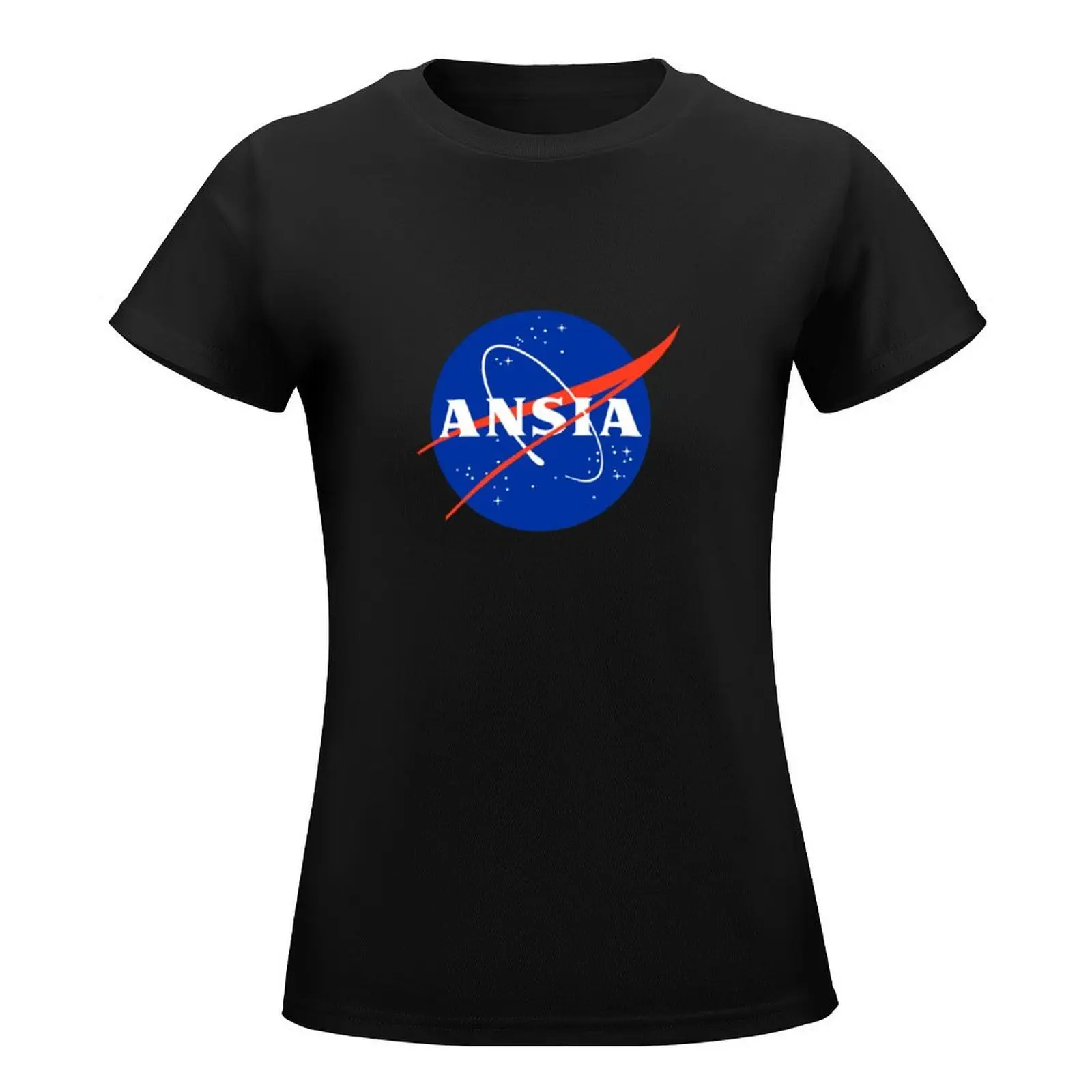 ANSIA T-Shirt Aesthetic clothing animal print female customs t shirt for Women