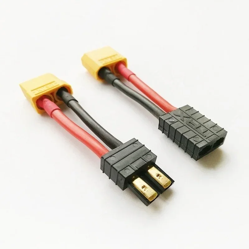 1 Buah T-plug Deans Female/Male To TRX Male Female Adapter Connector Untuk Traxxas Remote Control Aksesoris Baterai Mobil