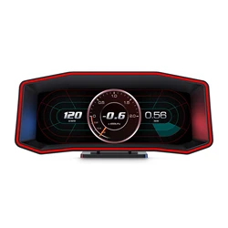 P4 GPS+OBD2 Head Up Display Smart Digital Speedometer inclinometro 4X4 Car HUD Tachometer Slope Meter Turbo Accelerometer