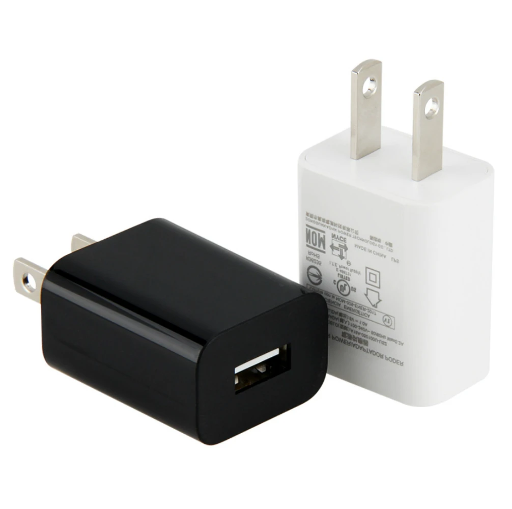 

500pcs USB Wall Charger 5V 1A AC Travel Home Power Adapter US Plug for Universal Smart Mobile Phone