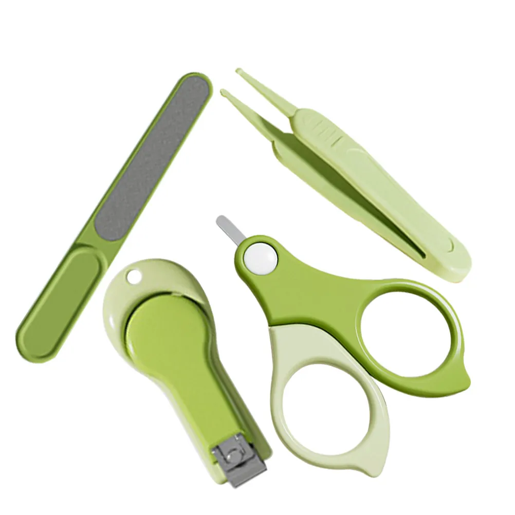 Baby Manicure Shower Nail Clippers Kit Grooming Newborn Boy Trimmer Infant Fingernail