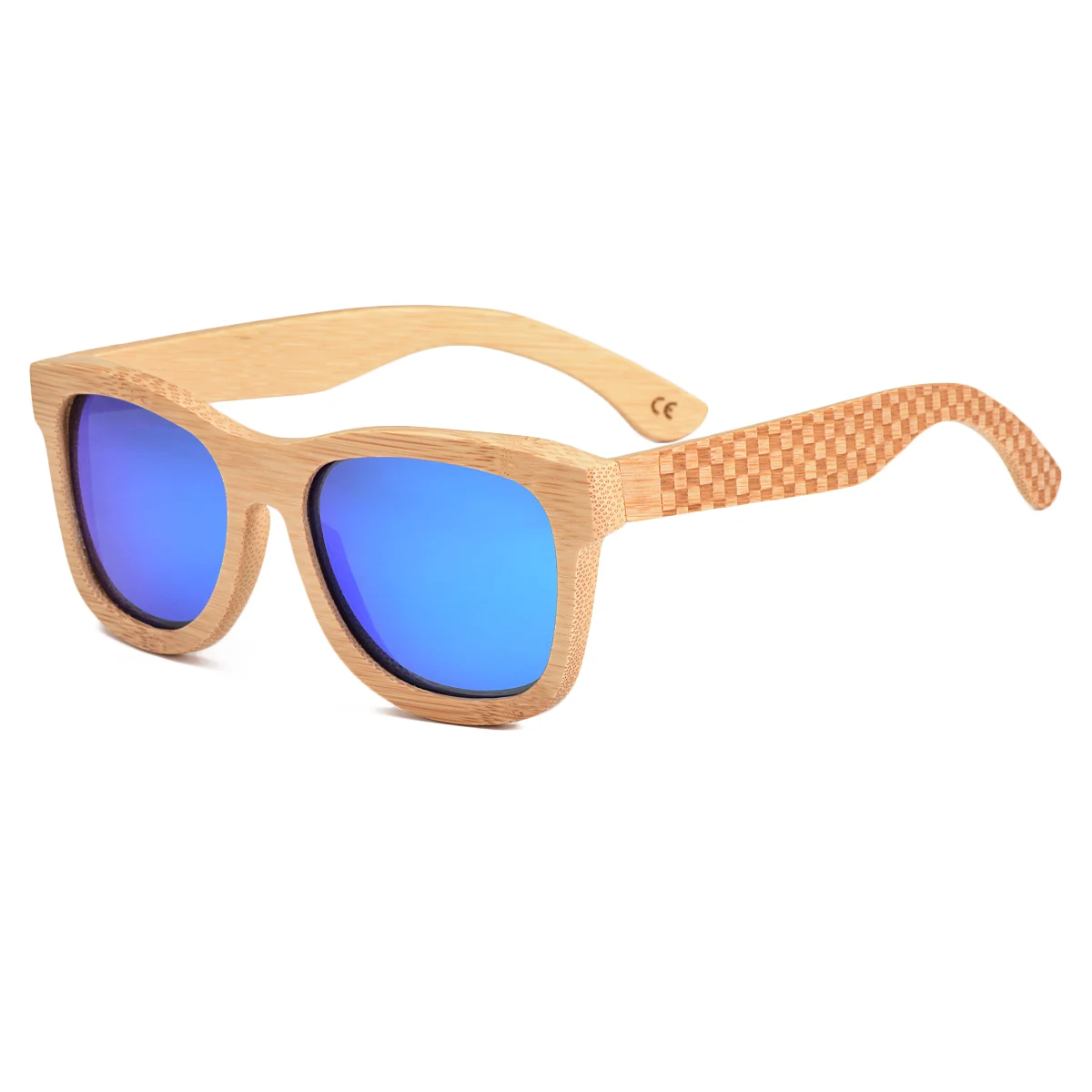 JANGOUL Carbonized Bamboo Sunglasses Classic Bamboo Wooden Sun Glasses Natural Men Women Retro Handmade Eyewear TA06