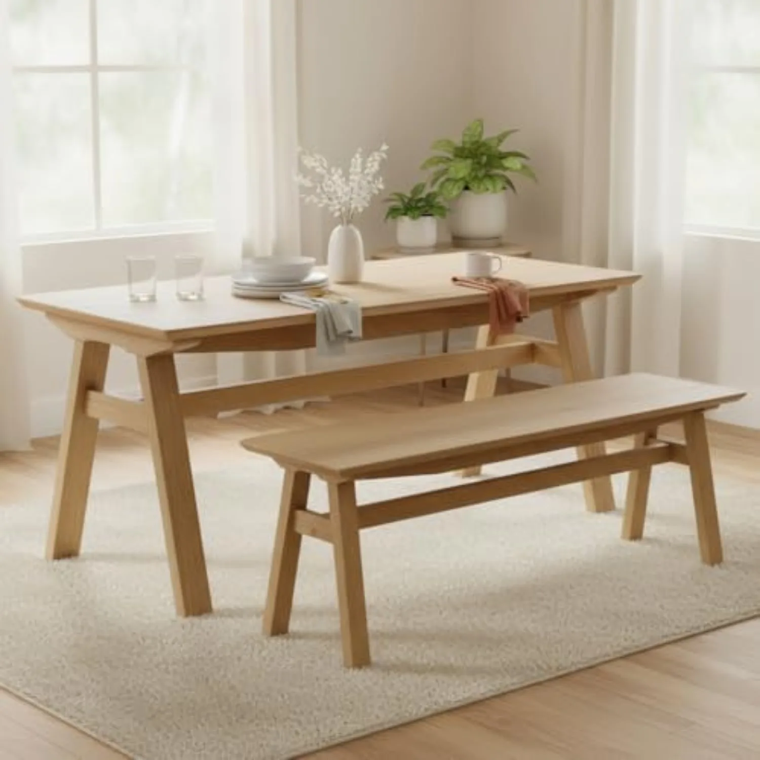 Solid Wood Dining Chairs, Rustic Farmhouse Kitchen Chairs 18