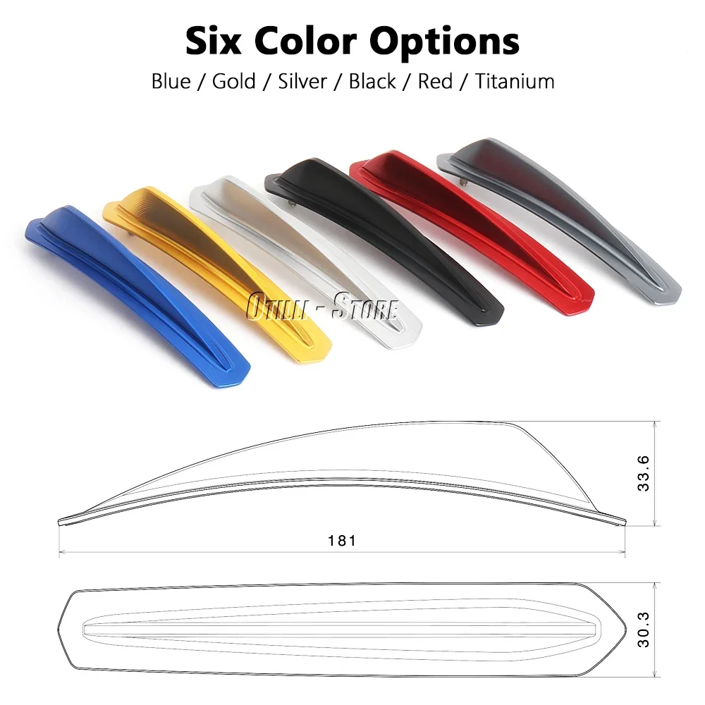 Motorcycle CNC Aluminum Front Mudguard Crest Cover Protector Accessories For VESPA GTS 300 SUPER gts300 GTS300 Super 2023 2024 - Image 6