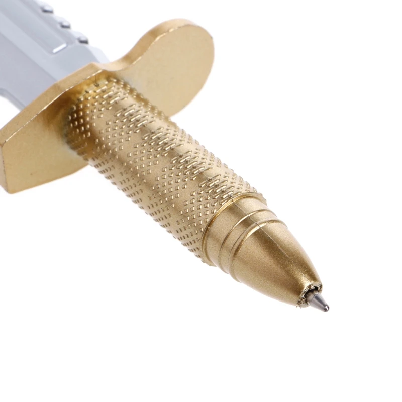 قلم حبر جاف على شكل سكين حبر أزرق أدوات كتابة مكتبية للمدرسة هدية