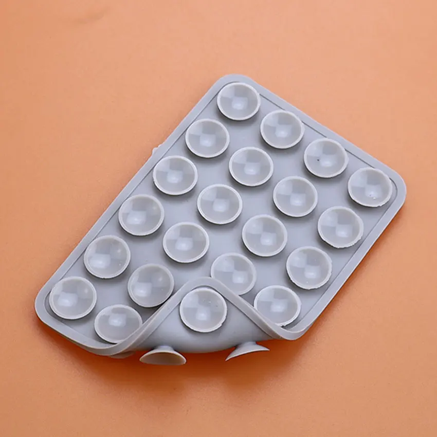 JCD Silicone Dupla Face Ventosa Telefone Montar Mãos-Livres Móvel Suporte Avião Viagem Essencial Compatível Qualquer Smartphone