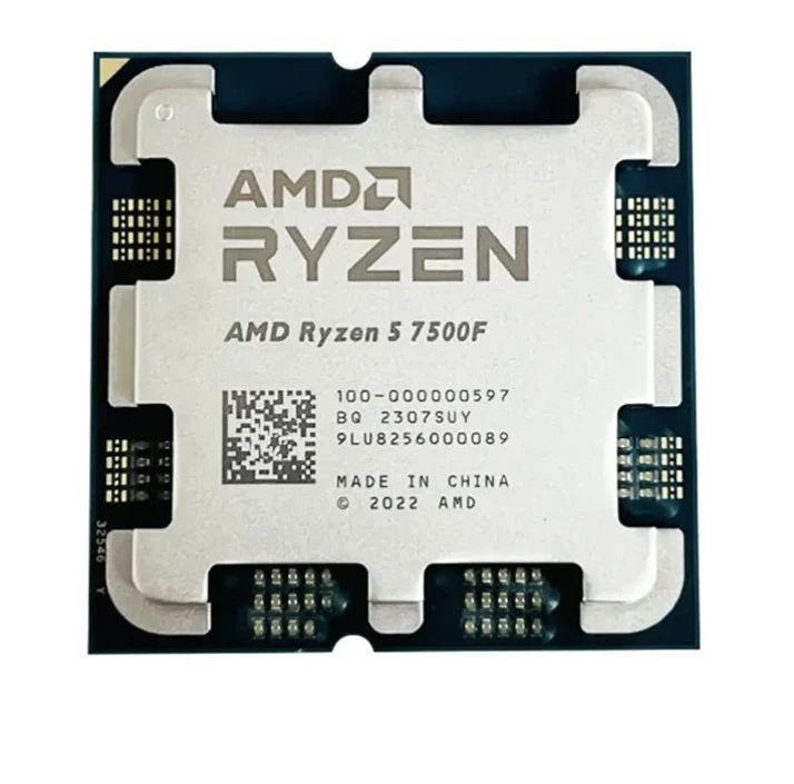 

New CPUs R5 7500F for AMD Ry zen 5 7500F 3.7GHz 6-Core 12-Thread Processor 5NM L3=32M 100-000000597 Socket AM5