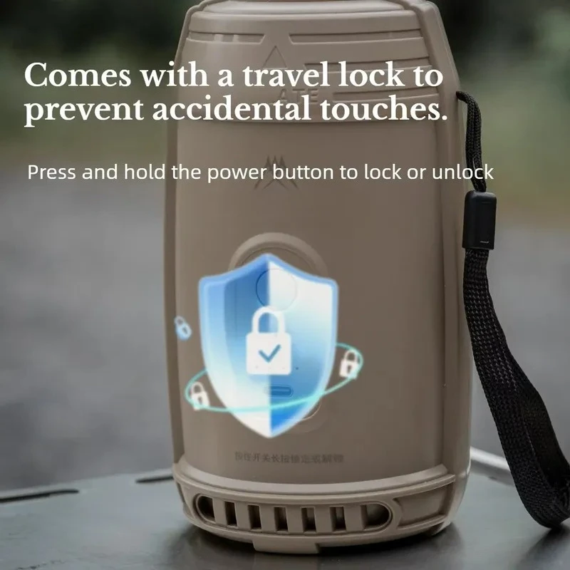 Mini Wireless Inflatable Pump with Lights Air Compressor for Inflate & Deflate Camping Hiking Equipment Air