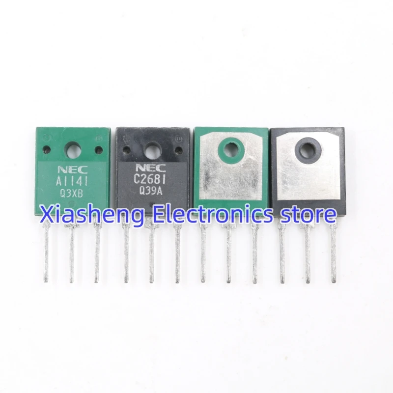 

New Original 2Pairs 2SA1141 A1141 + 2SC2681 C2681 TO-3P Audio Amplifier Transistor In Stock
