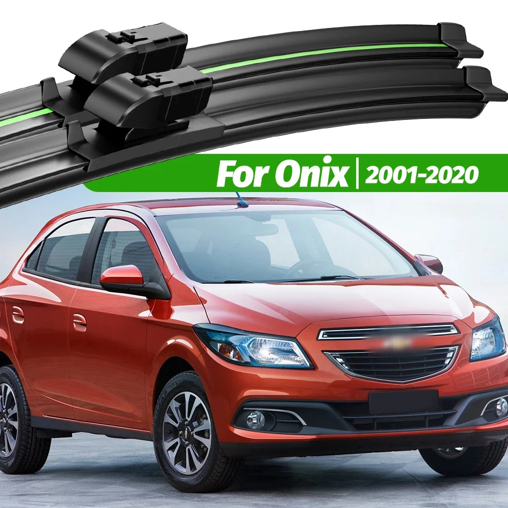 

For Chevrolet Onix 2012-2019 2pcs Front Windshield Wiper Blades 2013 2014 2015 2016 2017 2018 Windscreen Window Accessories