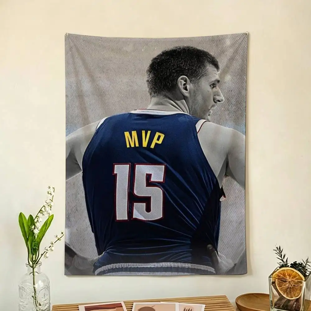 J-jokic 15 For basketball Nikola Flag Outdoor Decorations for Bedrooms Home Decor Items Decoration Banners